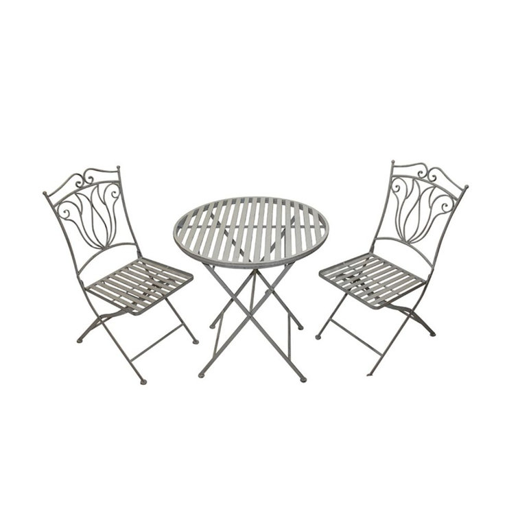 Lily Manor Oldbury Round 2 Person 70cm Long Bistro Set Wayfair.co.uk
